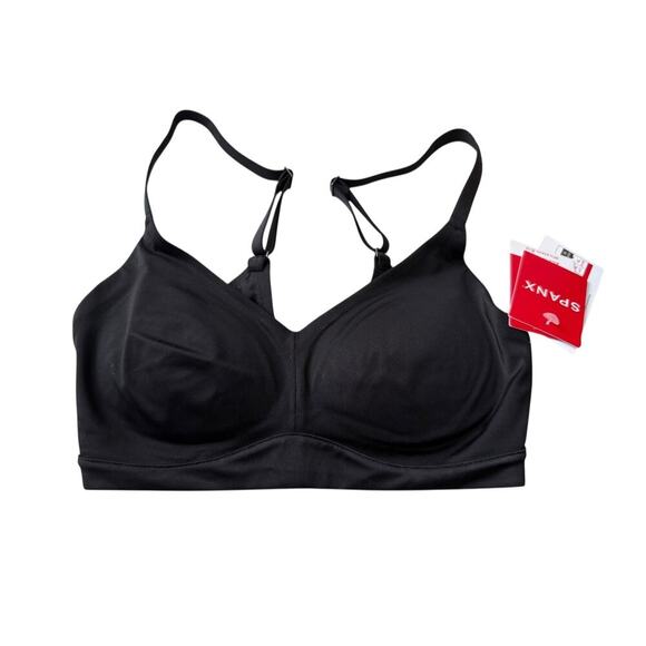 NWT Spanx Women's Very Black Trifecta Wireless Bra Size XS - Picture 3 of 10